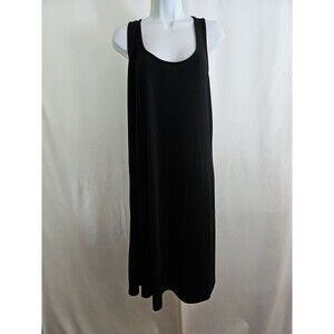 Old Navy Dress Women's Black Rib-Knit Maxi Dress Size Large